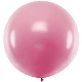 Balão Rosa Metálico 100CM